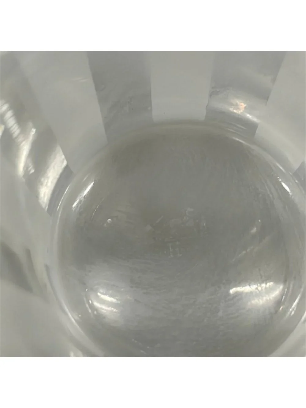 Hermes Dishware Like Clear White Slim Glass